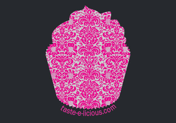 Sticker design for Taste-e-licious.com to place on order packaging.
